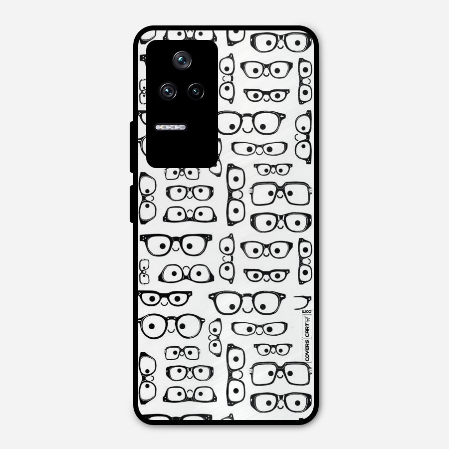 Nerdy Specs Metal Back Case for Poco F4 5G