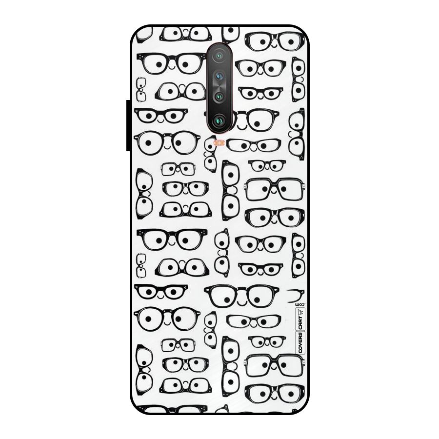 Nerdy Specs Metal Back Case for Poco X2