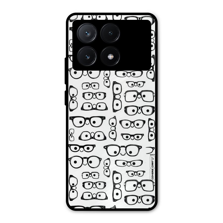 Nerdy Specs Metal Back Case for Poco X6 Pro