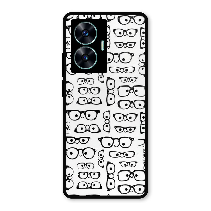 Nerdy Specs Metal Back Case for Realme Narzo N55