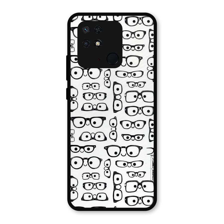 Nerdy Specs Metal Back Case for Redmi 10