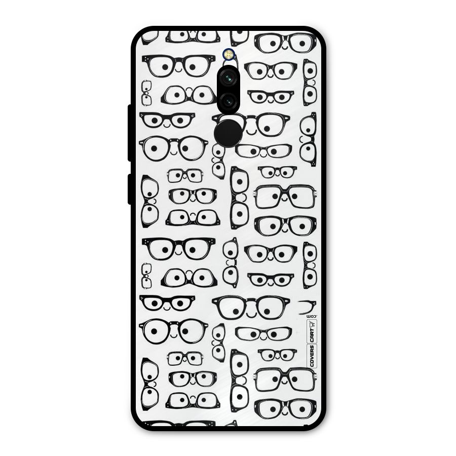 Nerdy Specs Metal Back Case for Redmi 8