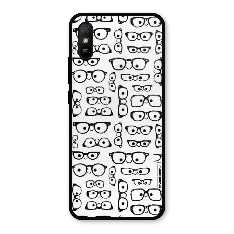 Nerdy Specs Metal Back Case for Redmi 9a