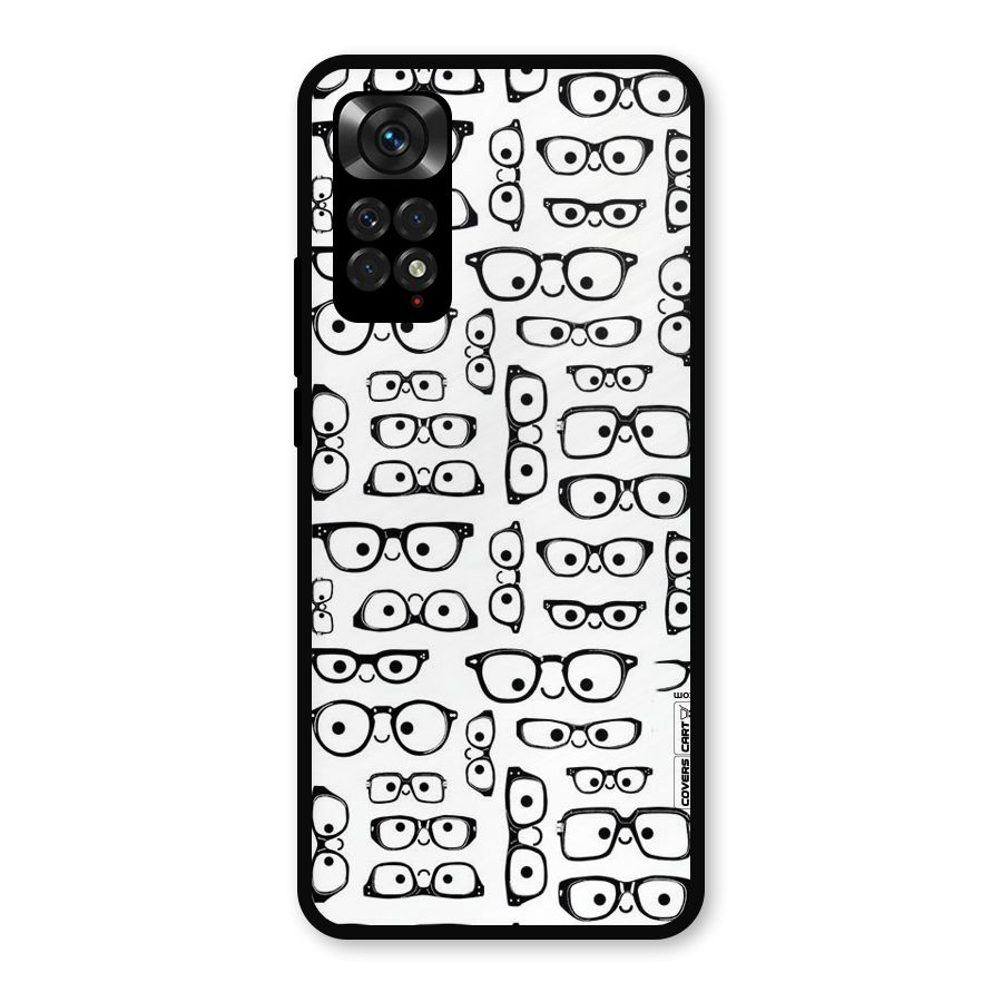 Nerdy Specs Metal Back Case for Redmi Note 11s