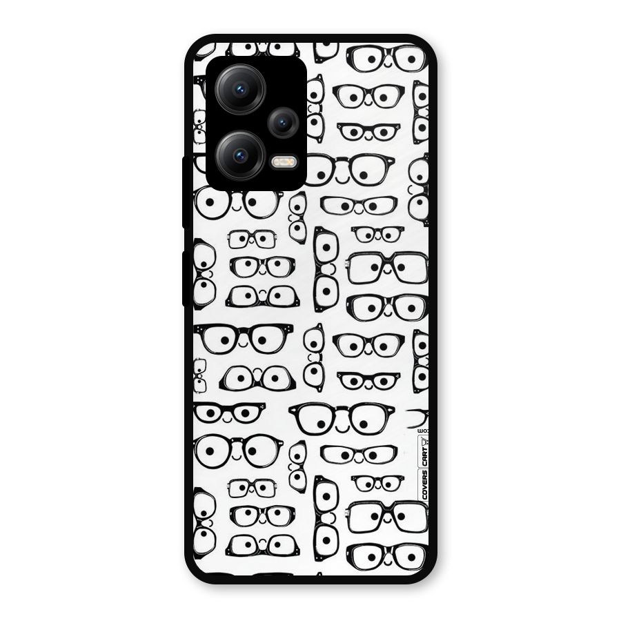 Nerdy Specs Metal Back Case for Redmi Note 12 5G