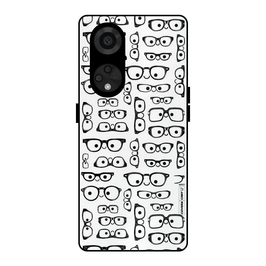 Nerdy Specs Metal Back Case for Reno8 T 5G