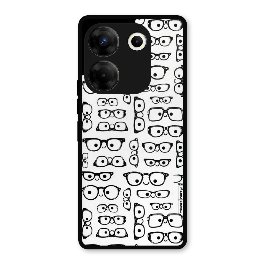 Nerdy Specs Metal Back Case for Tecno Camon 20