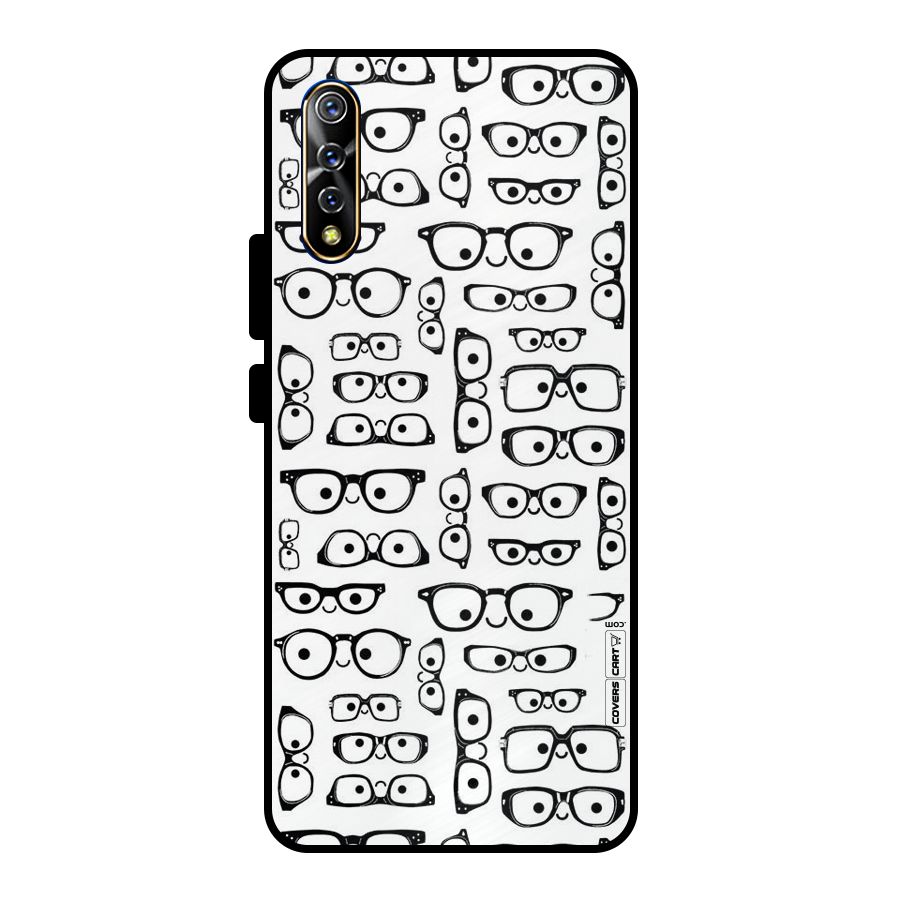Nerdy Specs Metal Back Case for Vivo S1