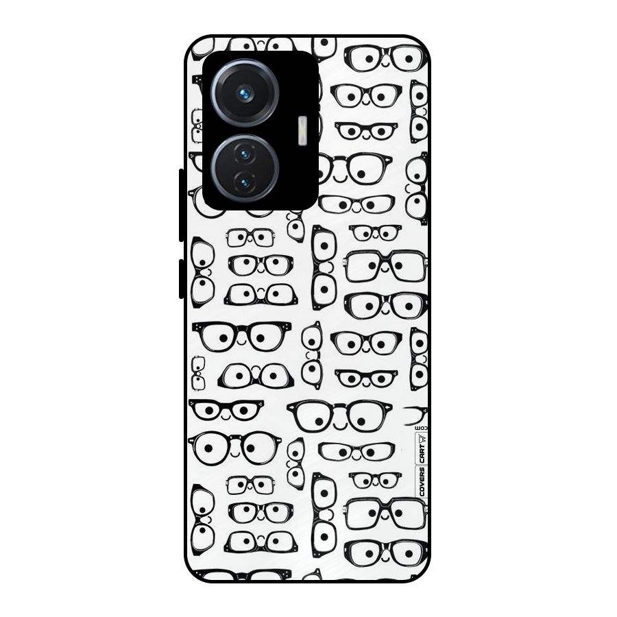 Nerdy Specs Metal Back Case for Vivo T1 44W