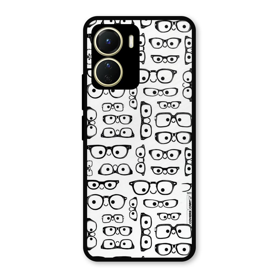 Nerdy Specs Metal Back Case for Vivo T2x