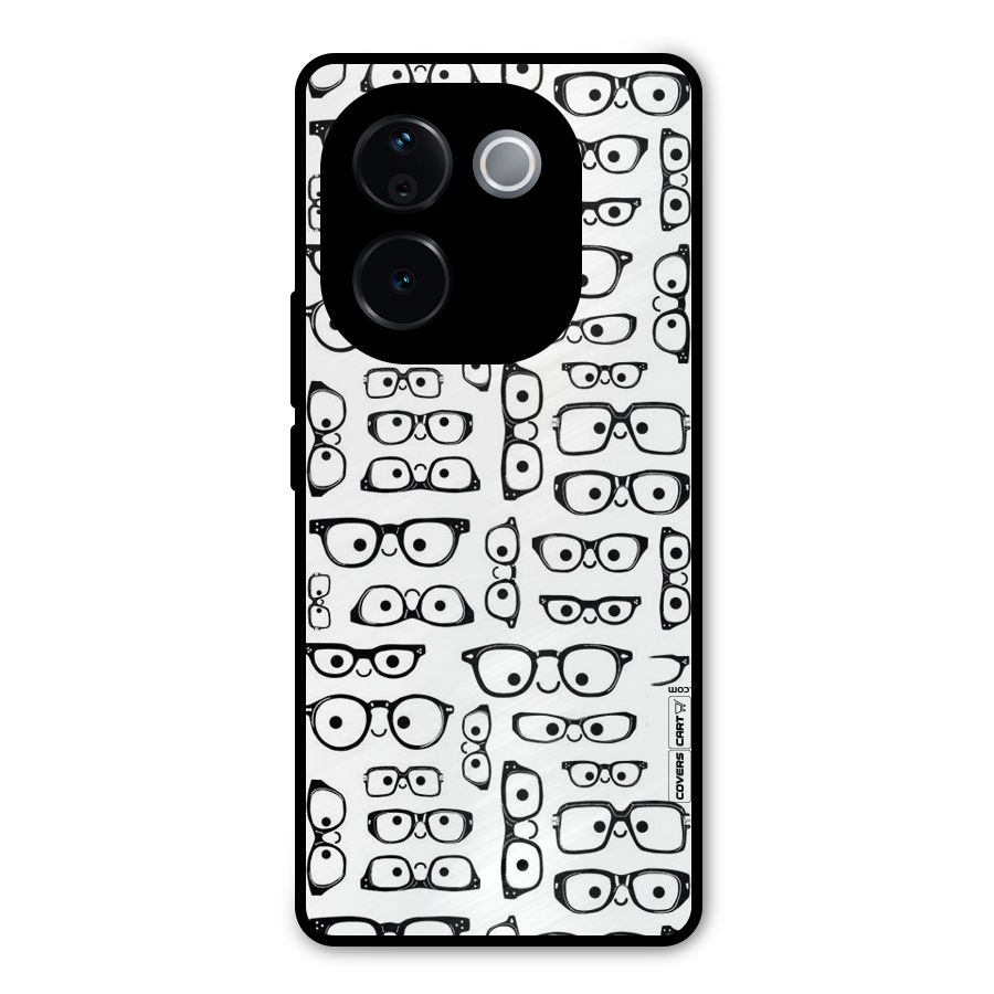 Nerdy Specs Metal Back Case for Vivo T3 Pro