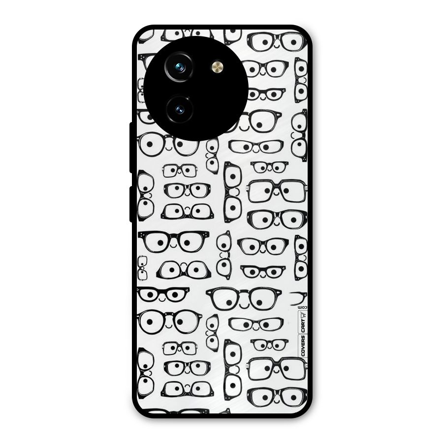 Nerdy Specs Metal Back Case for Vivo T3x