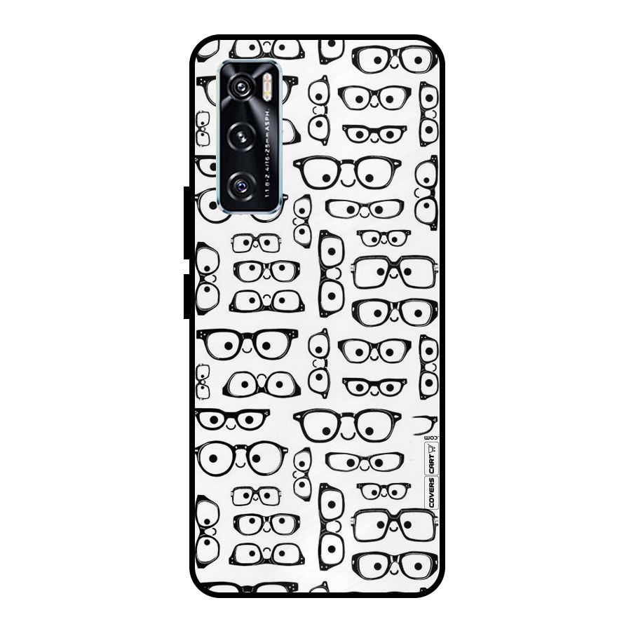 Nerdy Specs Metal Back Case for Vivo V20 SE