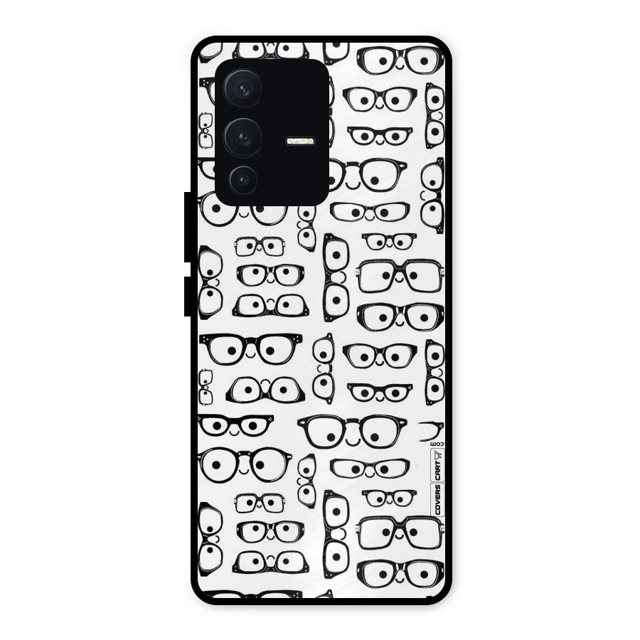 Nerdy Specs Metal Back Case for Vivo V23 5G