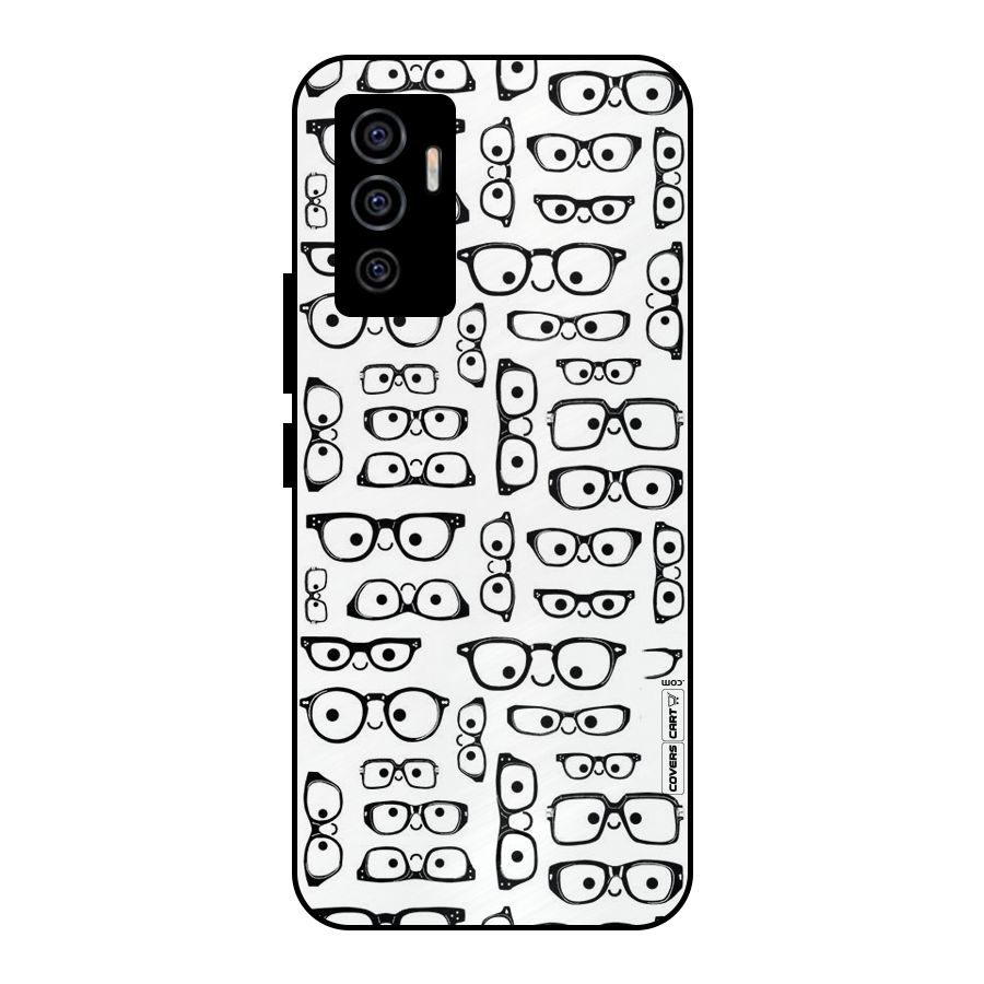 Nerdy Specs Metal Back Case for Vivo V23e