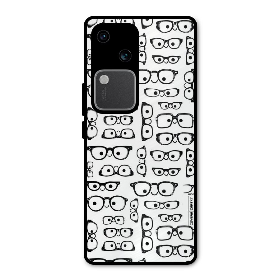 Nerdy Specs Metal Back Case for Vivo V30 Pro