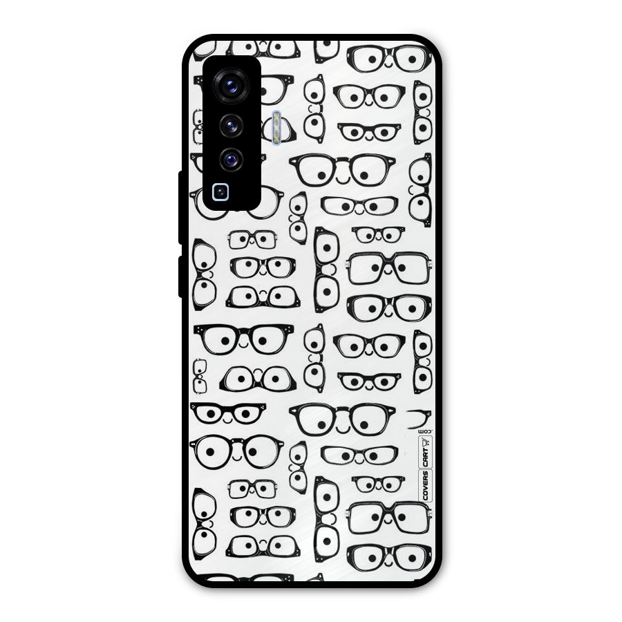 Nerdy Specs Metal Back Case for Vivo X50