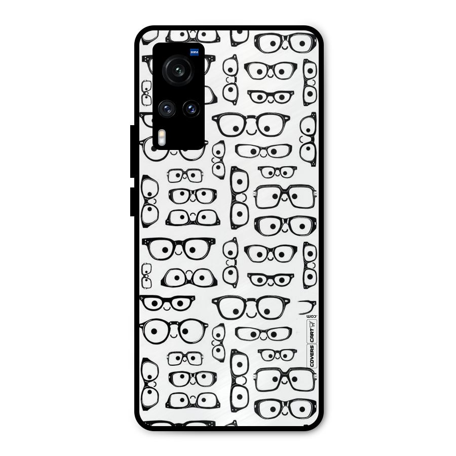 Nerdy Specs Metal Back Case for Vivo X60
