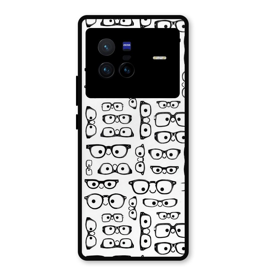 Nerdy Specs Metal Back Case for Vivo X80