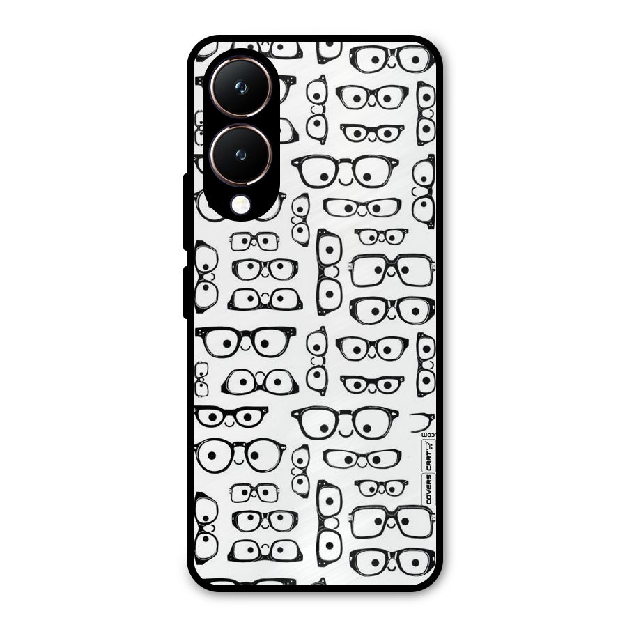 Nerdy Specs Metal Back Case for Vivo Y28