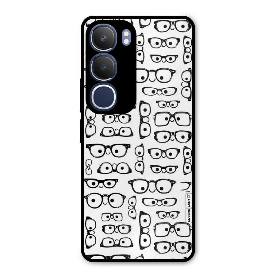 Nerdy Specs Metal Back Case for Vivo Y29