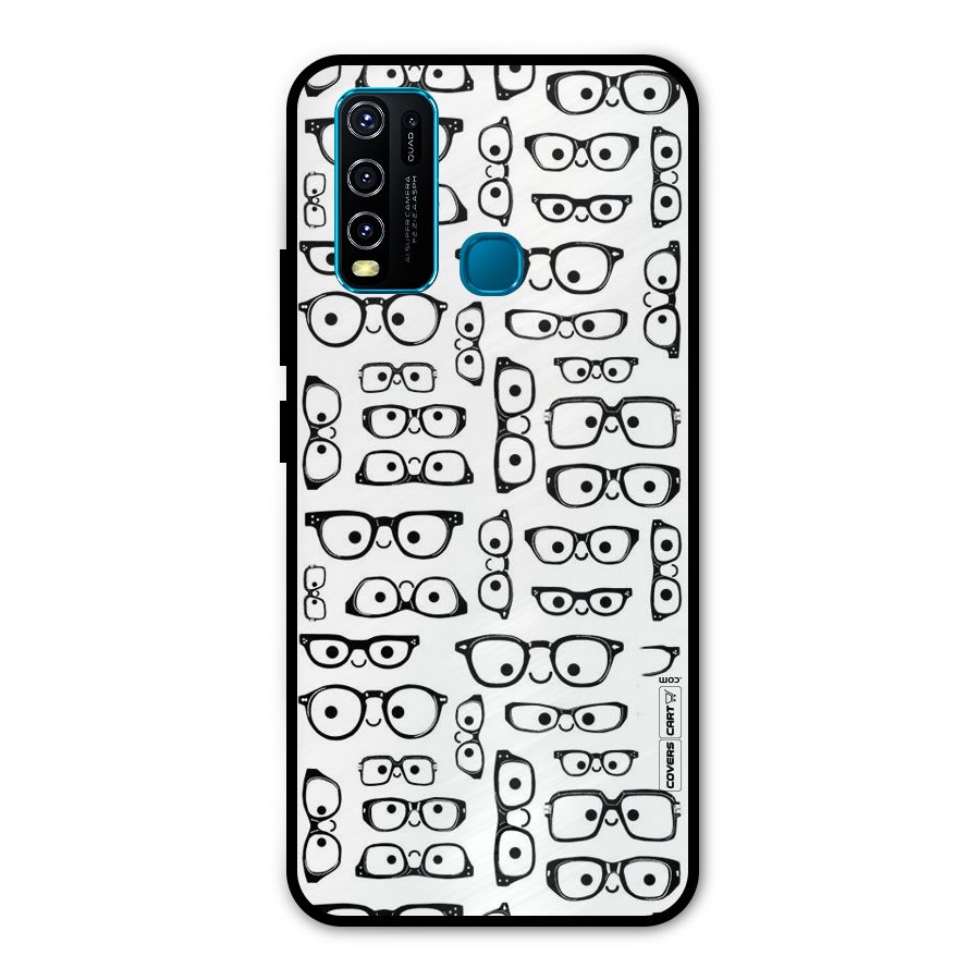 Nerdy Specs Metal Back Case for Vivo Y50