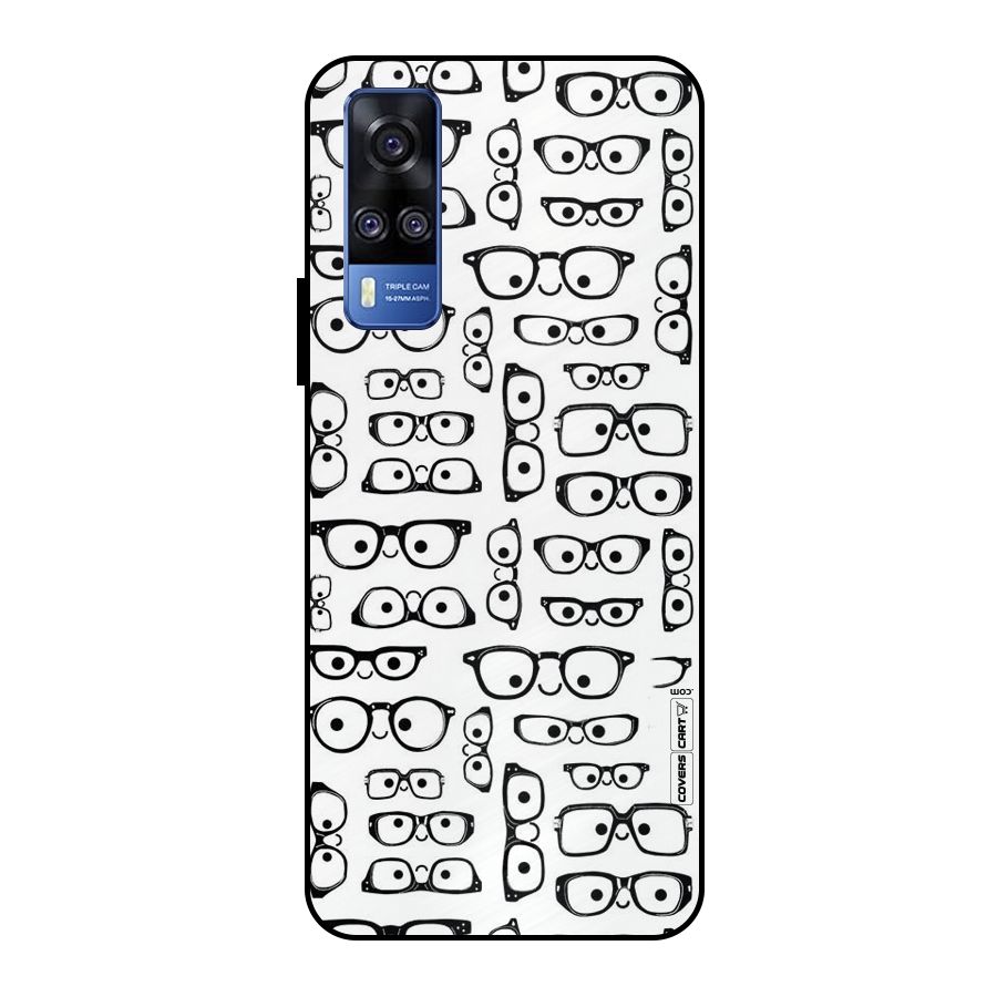 Nerdy Specs Metal Back Case for Vivo Y51