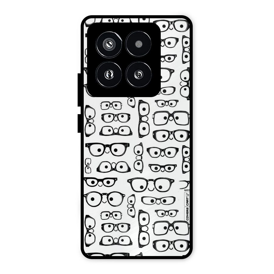Nerdy Specs Metal Back Case for Xiaomi 14 Pro