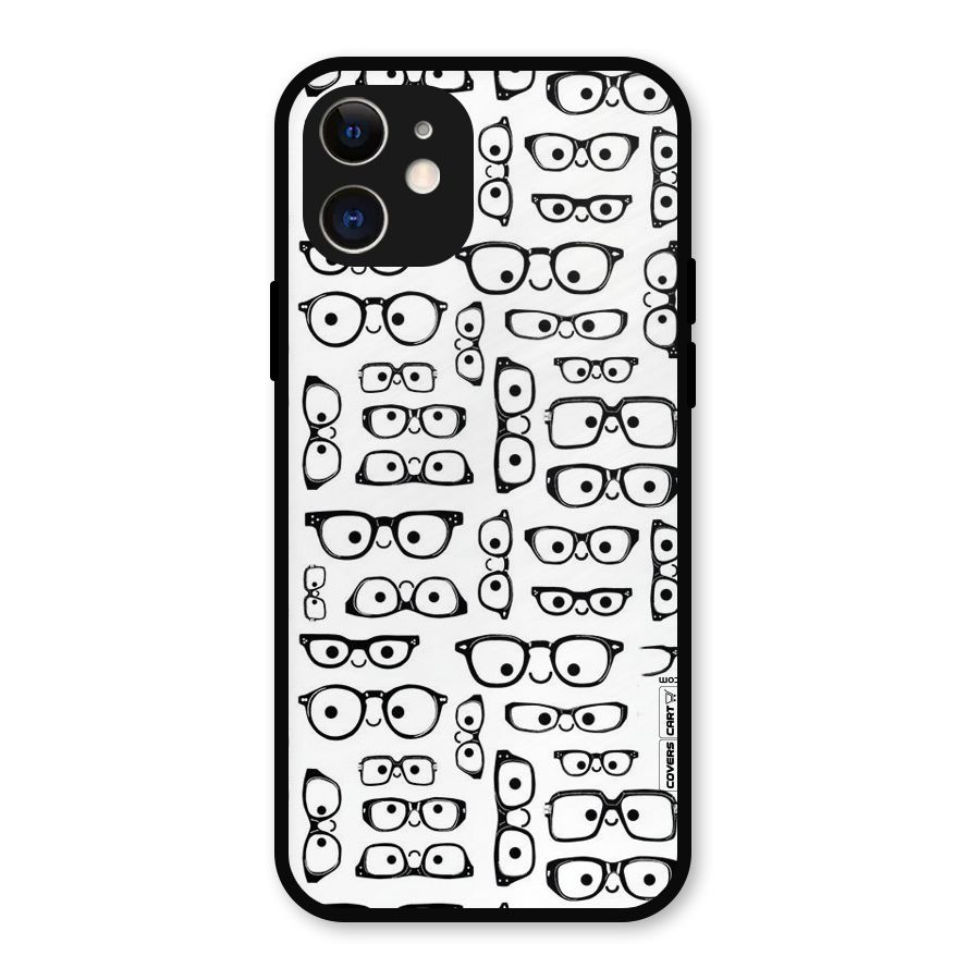 Nerdy Specs Metal Back Case for iPhone 12