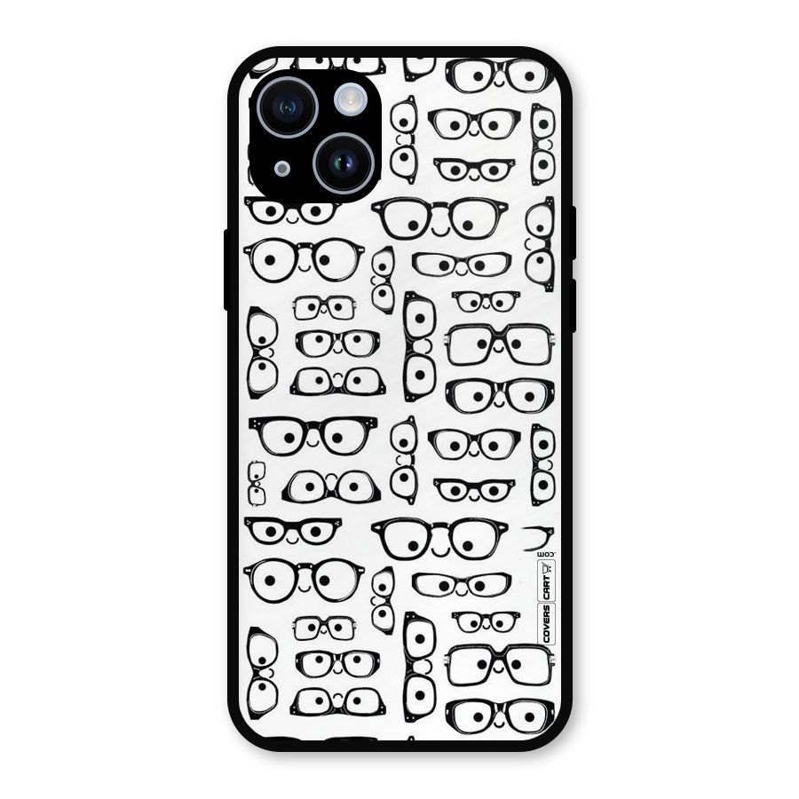 Nerdy Specs Metal Back Case for iPhone 14