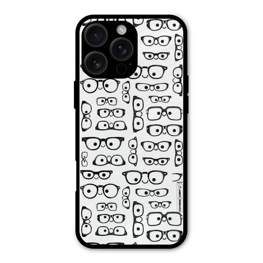 Nerdy Specs Metal Back Case for iPhone 16 Pro Max