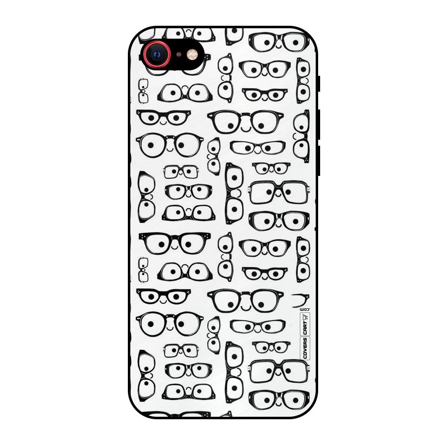 Nerdy Specs Metal Back Case for iPhone 8