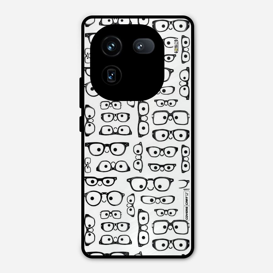 Nerdy Specs Metal Back Case for iQOO 12