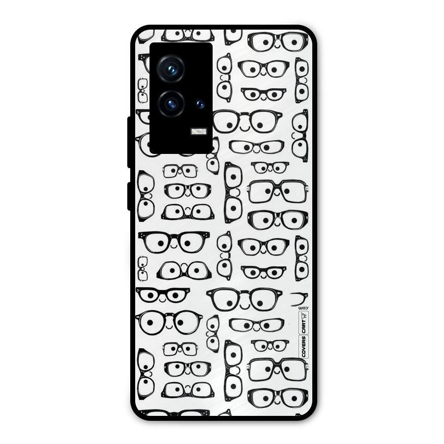 Nerdy Specs Metal Back Case for iQOO 9 5G