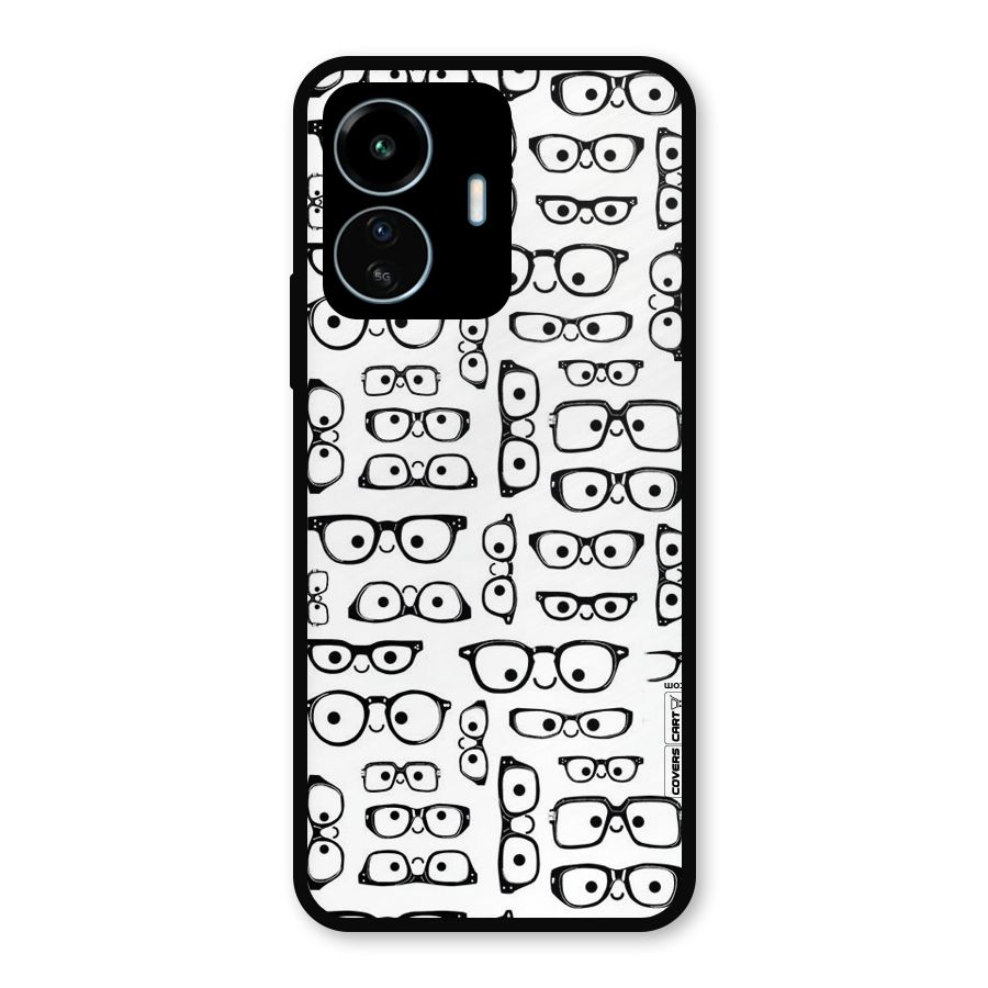 Nerdy Specs Metal Back Case for vivo iQOO Z6 Lite 5G