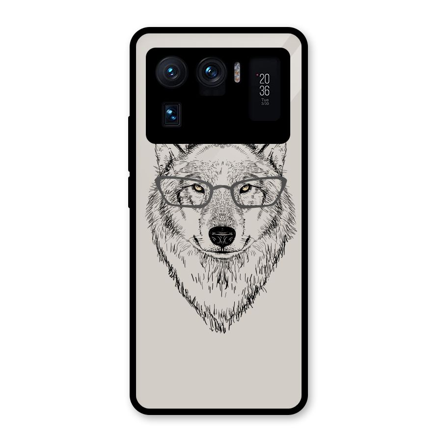 Nerdy Wolf Glass Back Case for Mi 11 Ultra