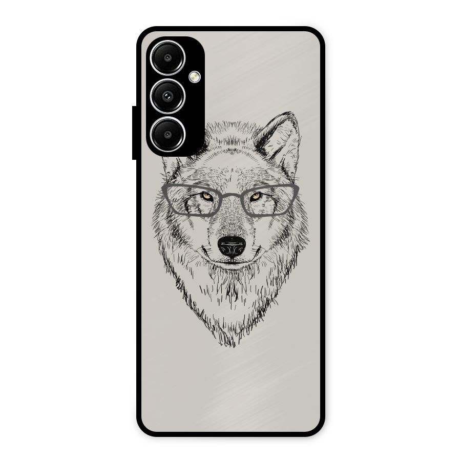Nerdy Wolf Metal Back Case for Galaxy A05s