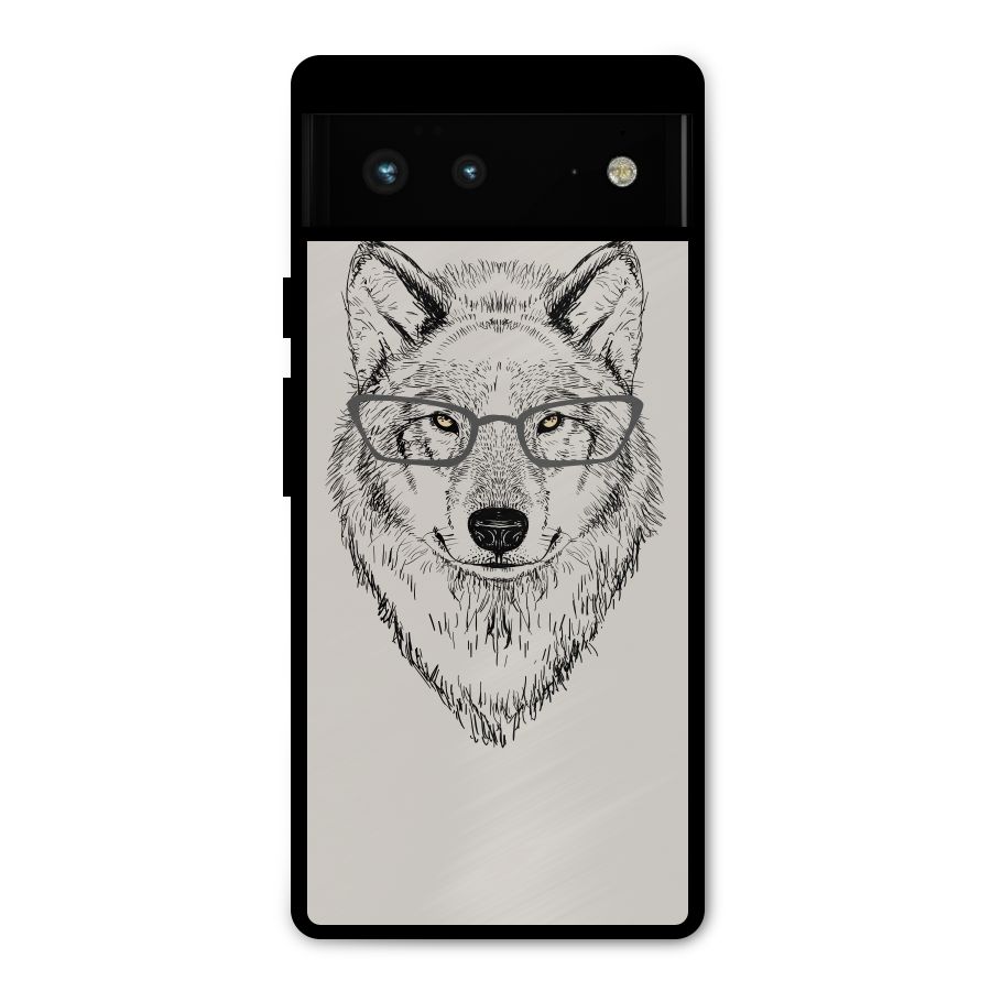 Nerdy Wolf Metal Back Case for Google Pixel 6