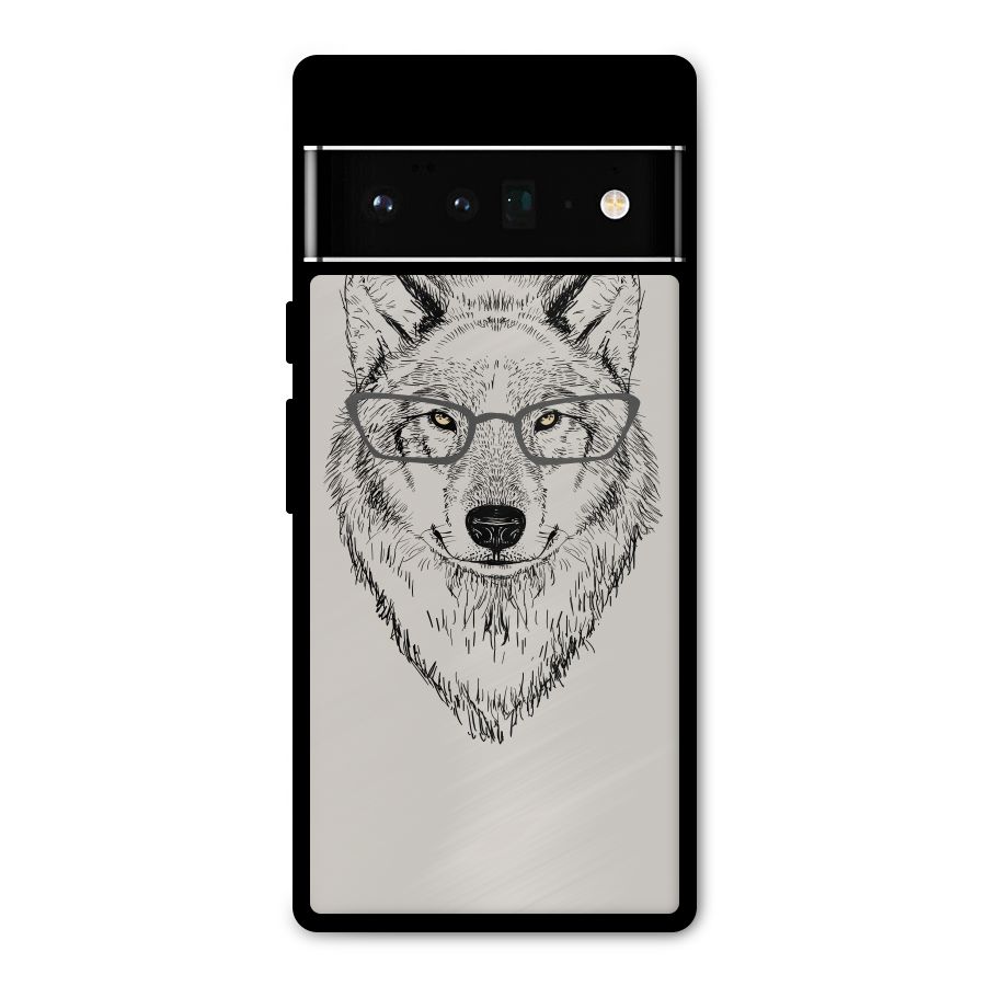 Nerdy Wolf Metal Back Case for Google Pixel 6 Pro