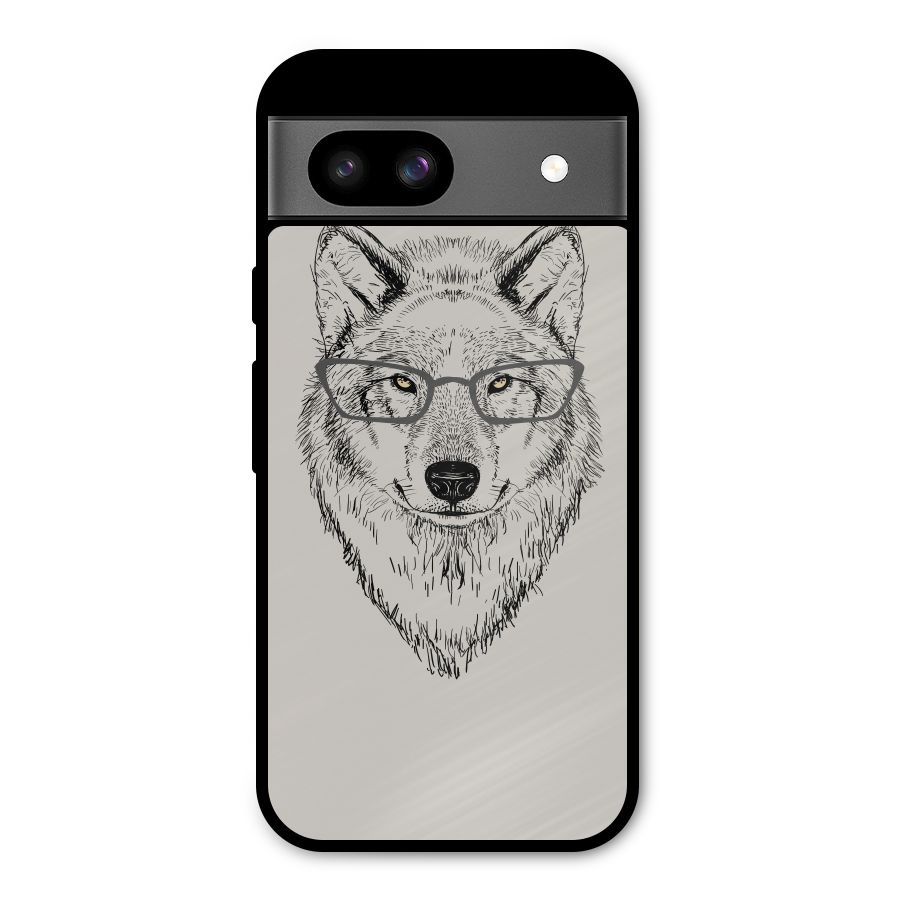 Nerdy Wolf Metal Back Case for Google Pixel 8a
