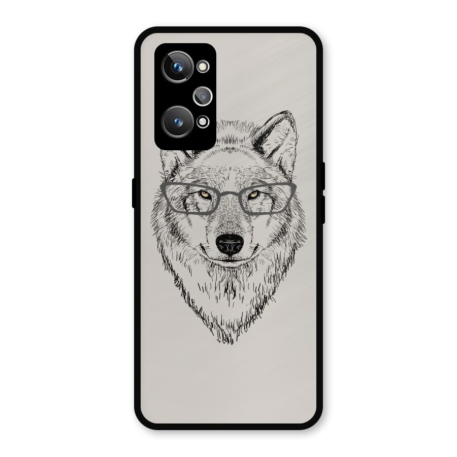 Nerdy Wolf Metal Back Case for Realme GT Neo 3T