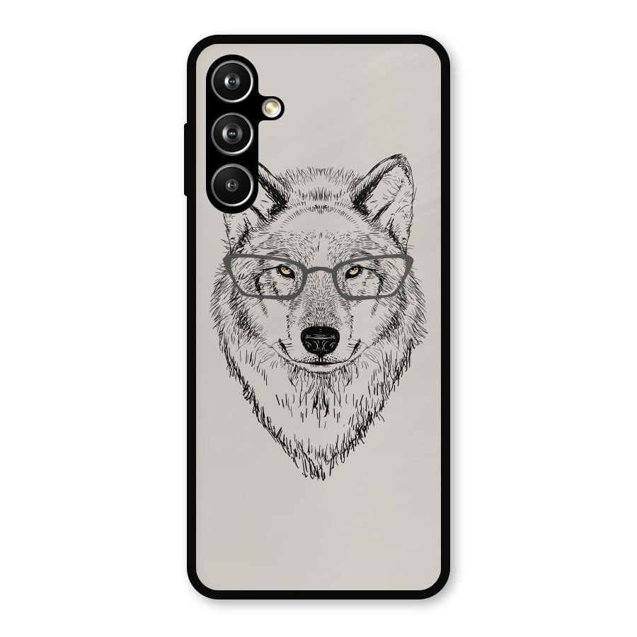 Nerdy Wolf Metal Back Case for Samsung Galaxy M54