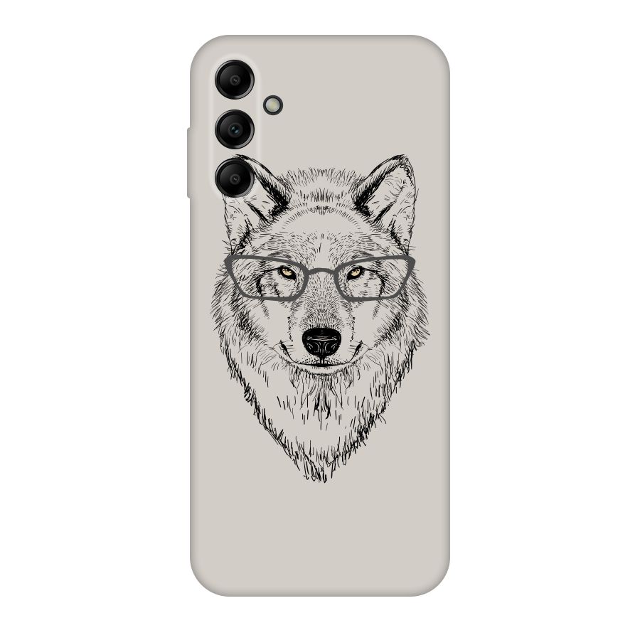 Nerdy Wolf Original Polycarbonate Back Case for Galaxy A14 5G