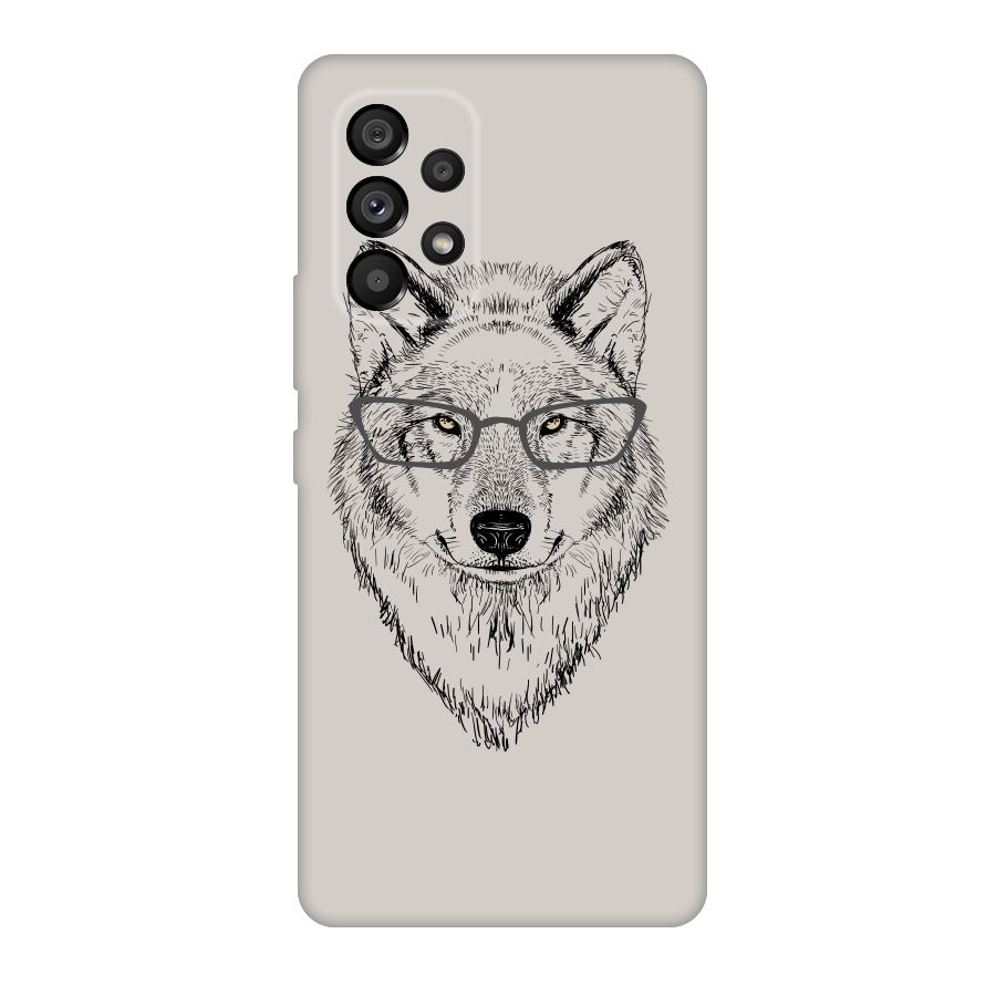 Nerdy Wolf Original Polycarbonate Back Case for Galaxy A53 5G