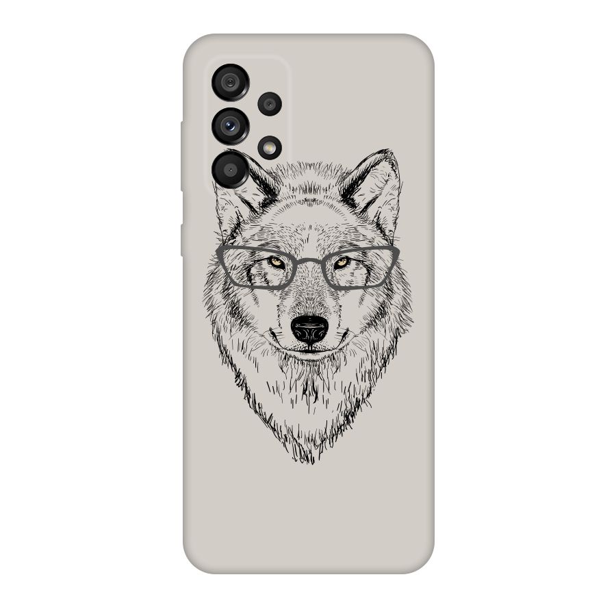Nerdy Wolf Original Polycarbonate Back Case for Galaxy A73 5G