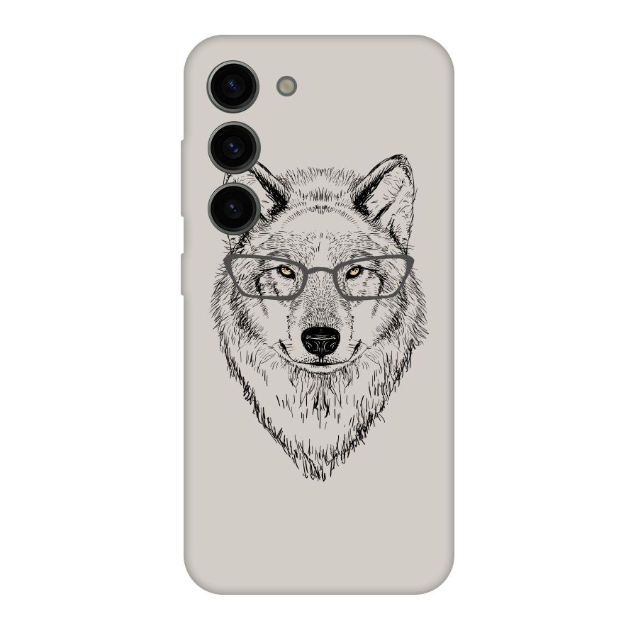 Nerdy Wolf Original Polycarbonate Back Case for Galaxy S23