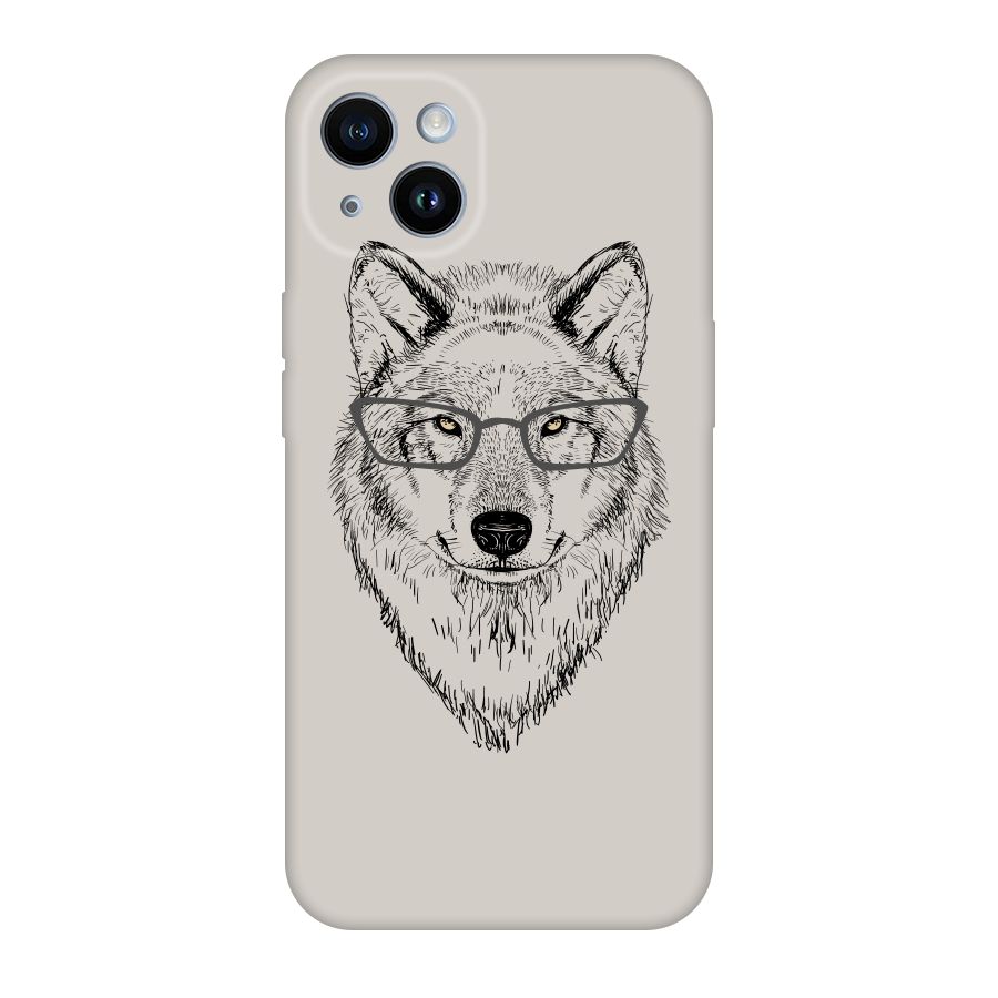 Nerdy Wolf Original Polycarbonate Back Case for iPhone 14