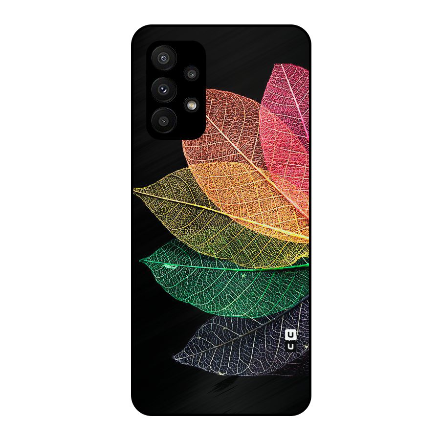 Net Leaf Color Design Metal Back Case for Galaxy A23
