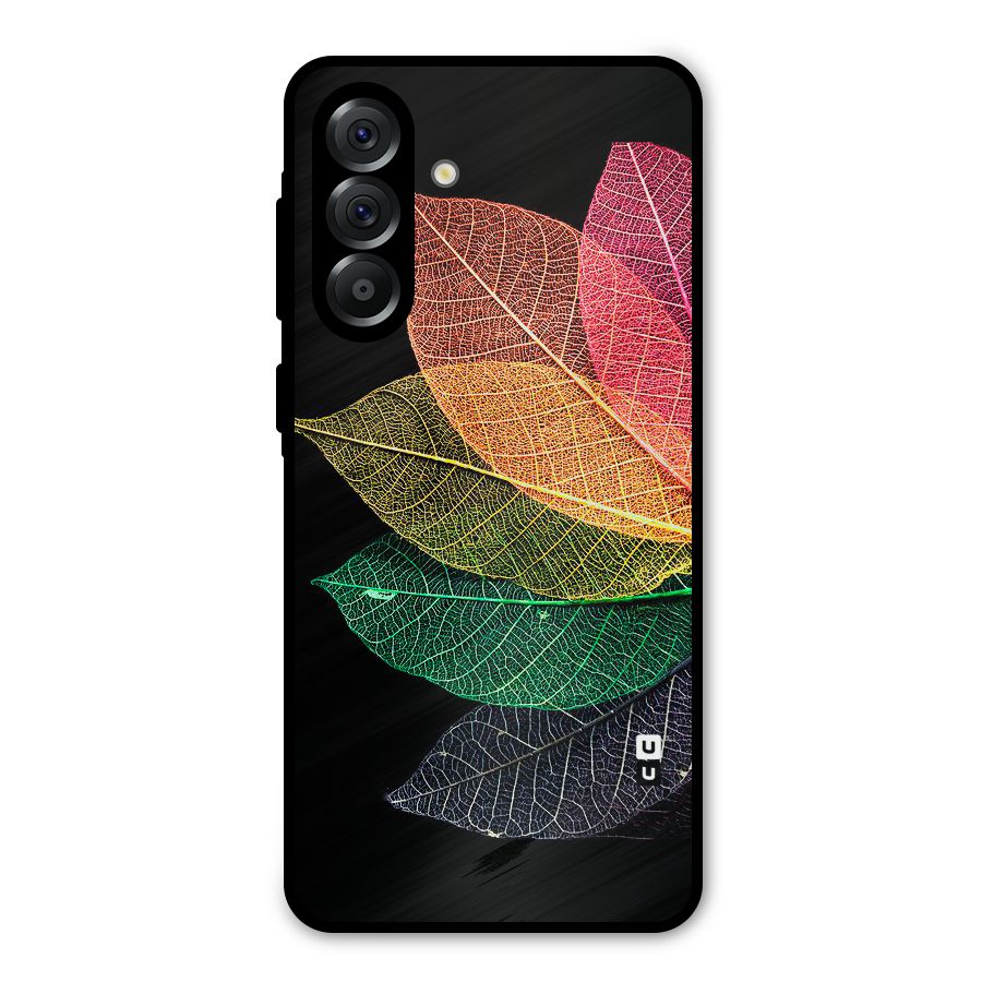 Net Leaf Color Design Metal Back Case for Galaxy A56
