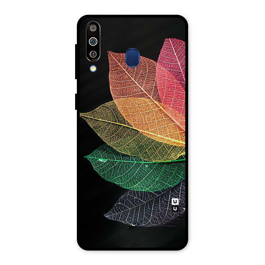 Net Leaf Color Design Metal Back Case for Galaxy M30